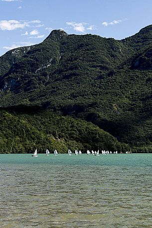 Mini Yacht race at Cavazzo lake